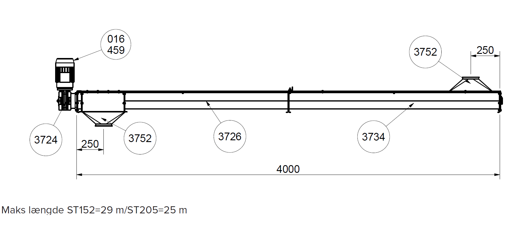 Trogschnecke ST205