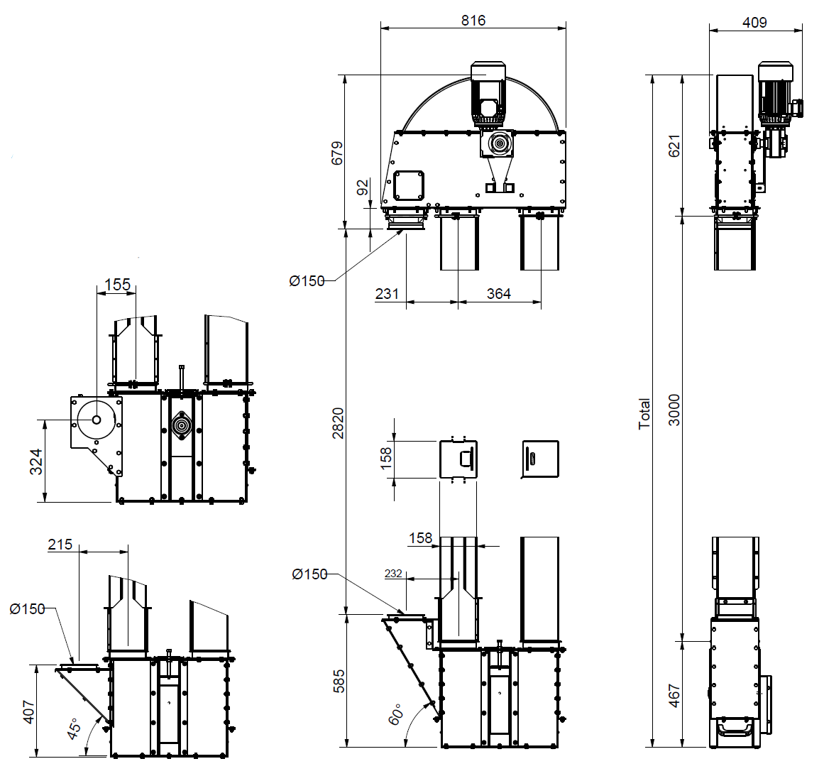 Bucket elevator SK5-12