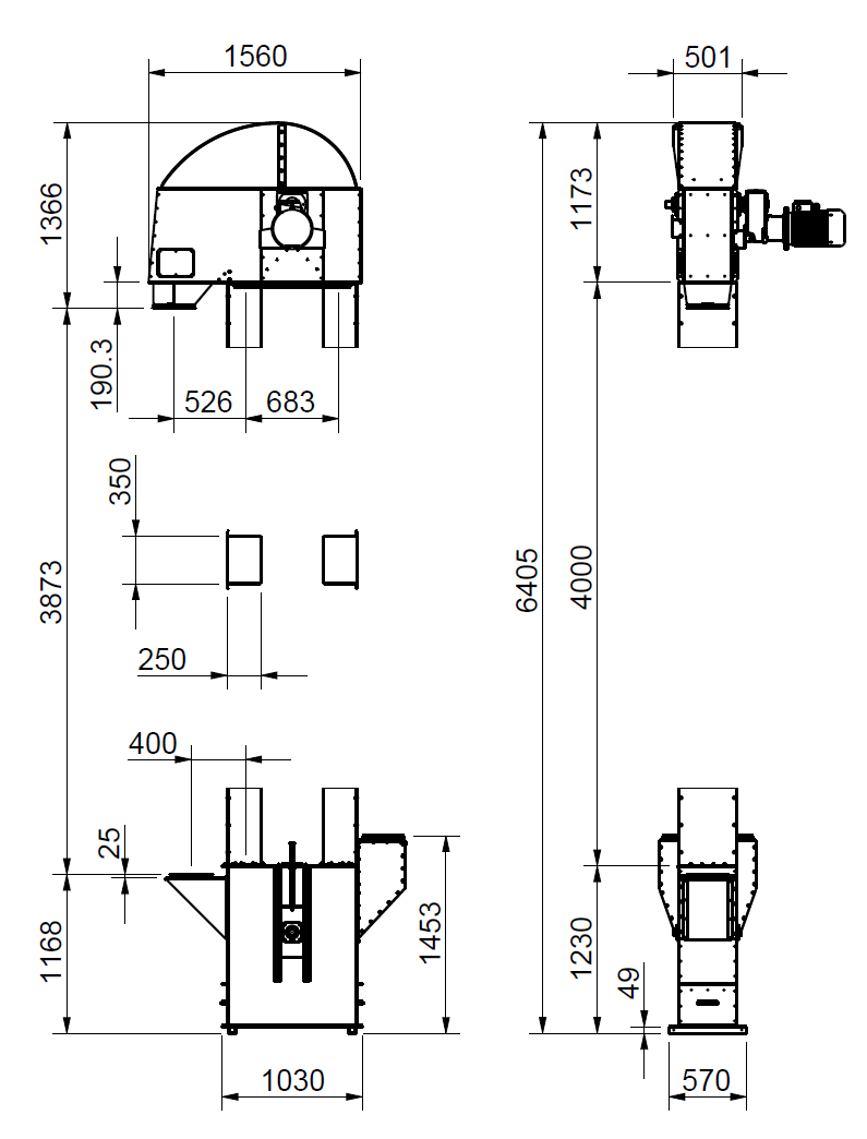 Kopelevatorer SK100-120